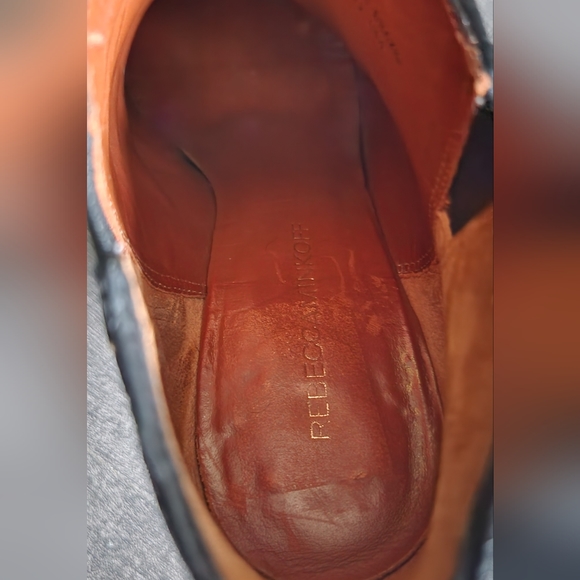 Rebecca Minkoff black snakeskin booties size 8 - Picture 2 of 3